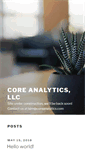 Mobile Screenshot of coreanalytics.com